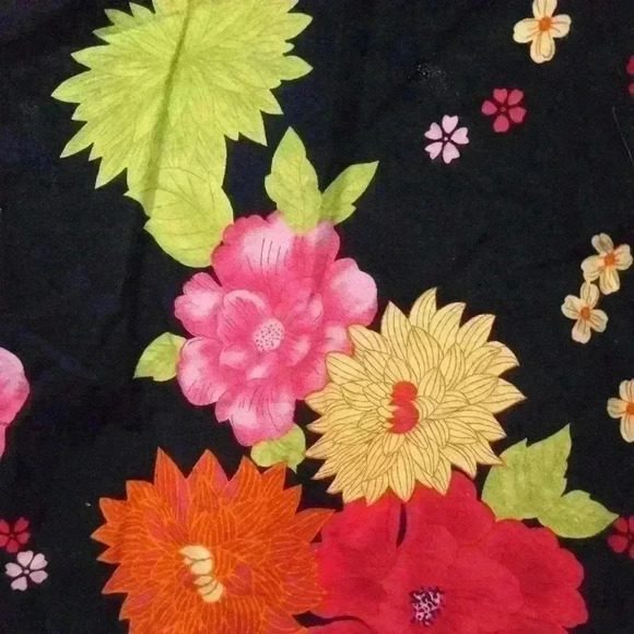 George size 10 100% cotton floral boho A line skirt midi lightweight y2k retro - Picture 5 of 5